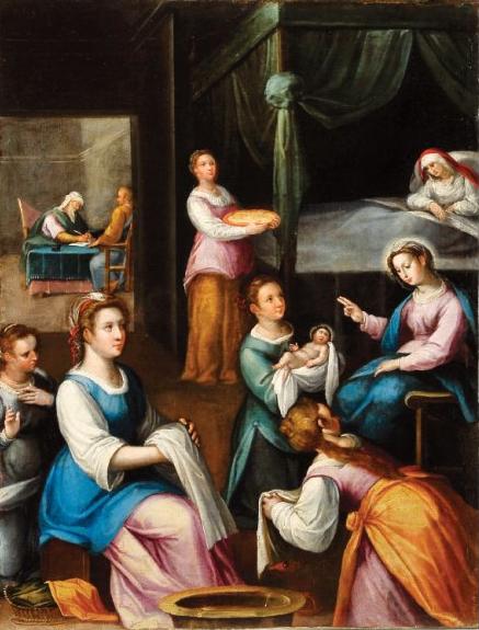 Nativity of John the Baptist, 1597, Simão Rodrigues