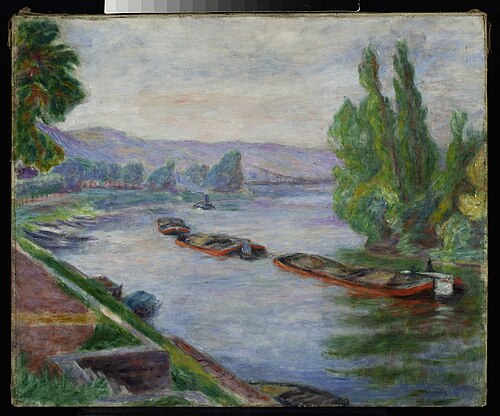 Seine in Les Andelys, 1920, Józef Pankiewicz