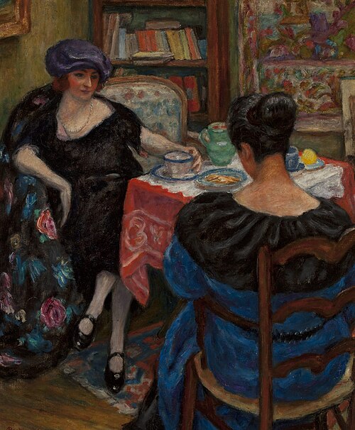 Cup of tea (Visit), 1922, Józef Pankiewicz
