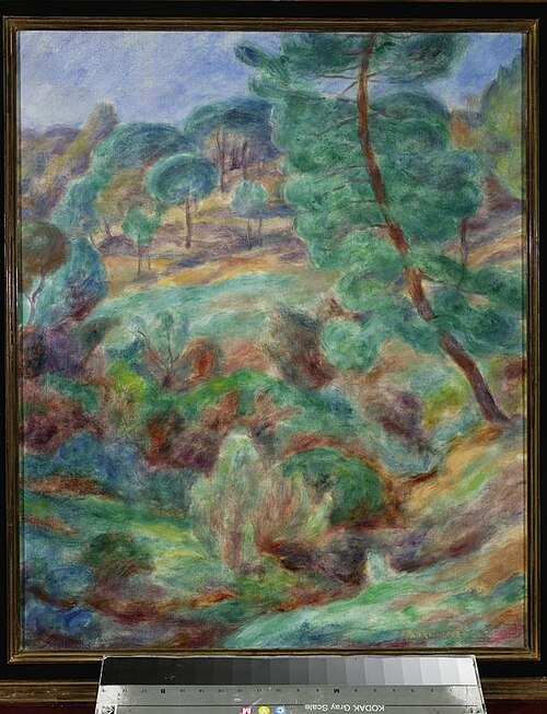 Landscape from Saint-Tropez – Stone pines, 1921, Józef Pankiewicz
