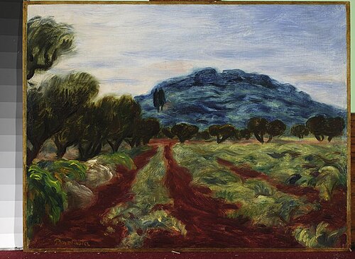 Landscape from Sanary, 1924, Józef Pankiewicz