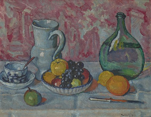 Still Life with a Knife, 1909, Józef Pankiewicz