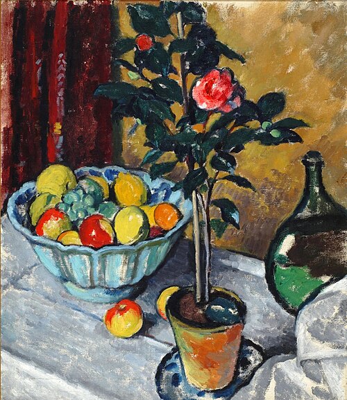 Martwa natura z kamelią, 1909, Józef Pankiewicz