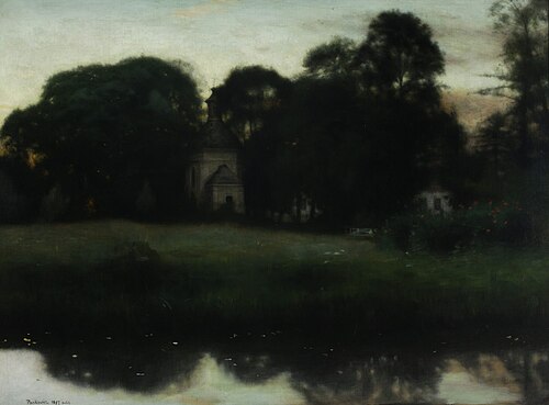 Le Parc à Duboj., 1897, Józef Pankiewicz