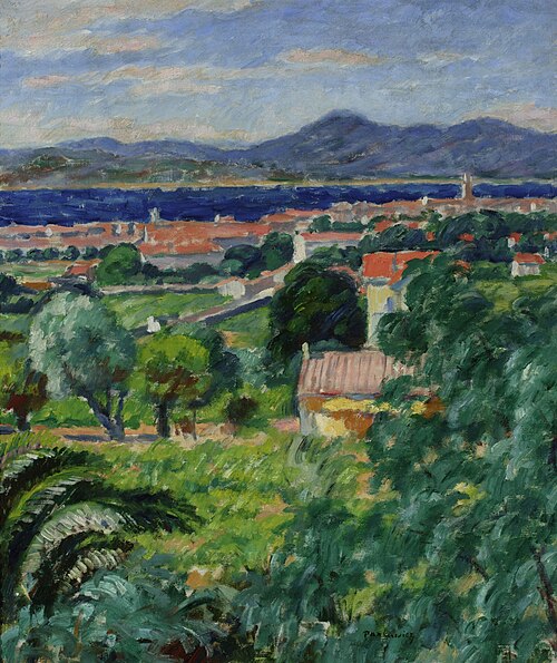 Paysage de Saint-Tropez., 1910, Józef Pankiewicz