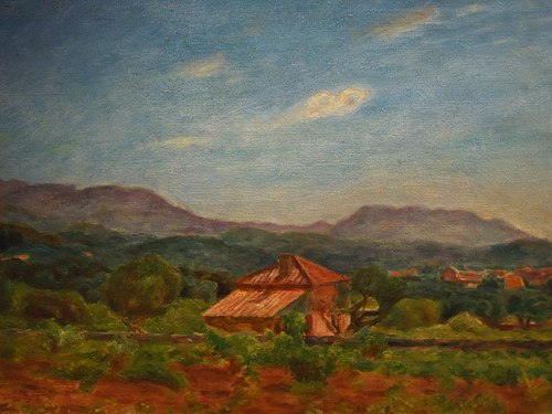 Pink house near La Ciotat, 1927, Józef Pankiewicz