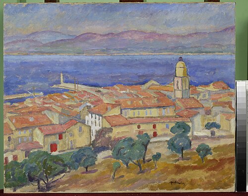View of Saint-Tropez, 1911, Józef Pankiewicz