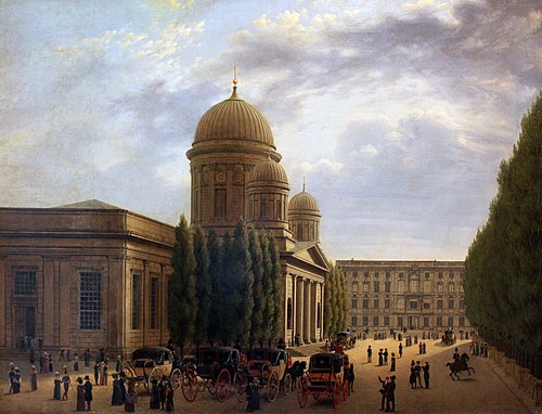 The Cathedral in Berlin, 1825, Carl Hasenpflug