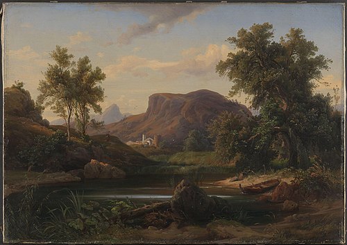 Landscape in Tirol, 1864, Carl Hummel