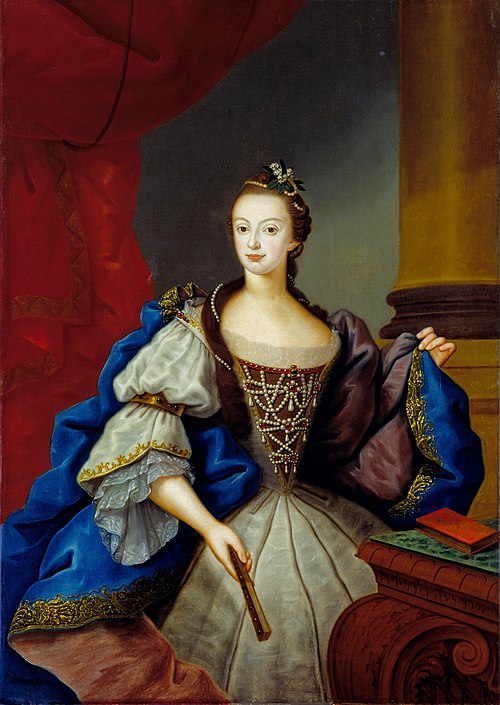 Retrato da Infanta D. Maria de Portugal, 1753, Vieira Lusitano