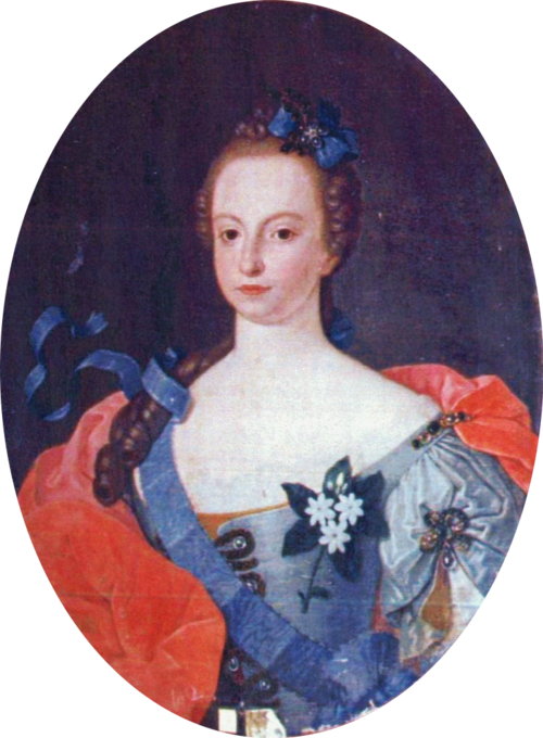 Retrato de D. Maria Ana de Bragança, 1753, Vieira Lusitano
