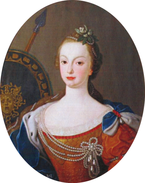 Retrato de D. Maria Francisca de Bragança, 1753, Vieira Lusitano