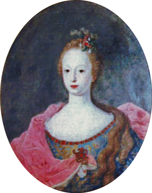 Retrato de D. Maria Francisca Doroteia de Bragança, 1753, Vieira Lusitano