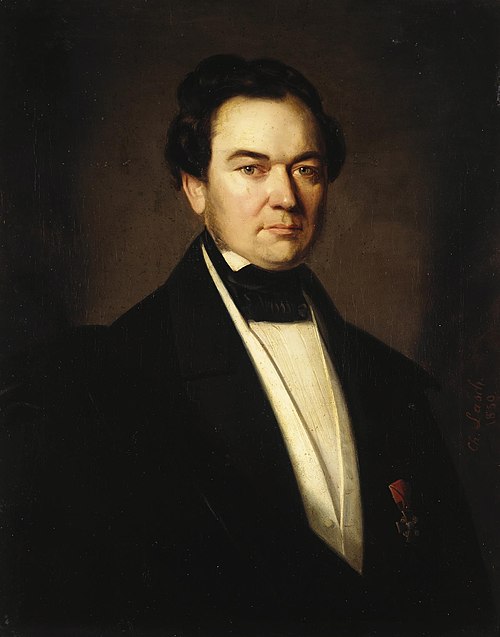 Portrait of Rudolf Hermann, 1850, Carl Johann Lasch