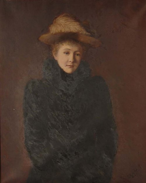 Portrait de jeune femme, 1896, Élise Gérold