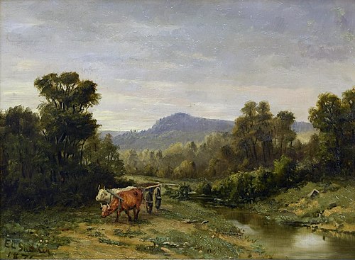 Landscape Near Reading, 1876, Edmund Leaf Shearer