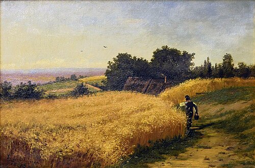Grain Field and Figure, 1875, Edmund Leaf Shearer