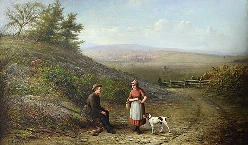 Lover's Leap, Berks County, 1885, Frederick A. Spang