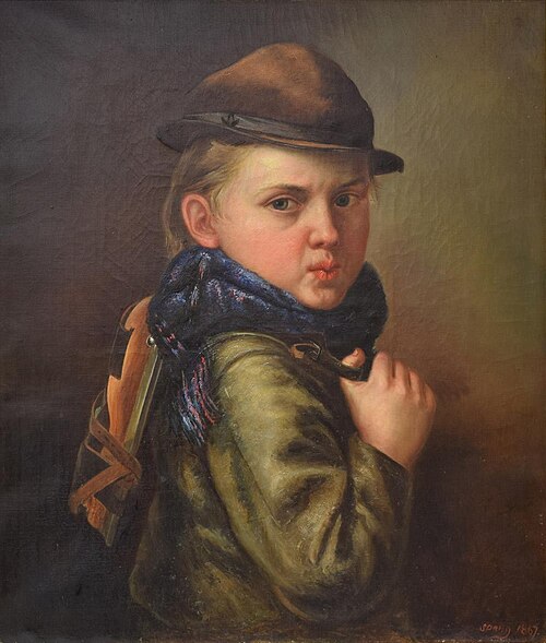 Whistling Skater Boy, 1867, Frederick A. Spang