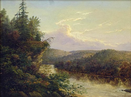 Lover's Leap - Neversink Mountain, Reading, 1871, John Heyl Raser