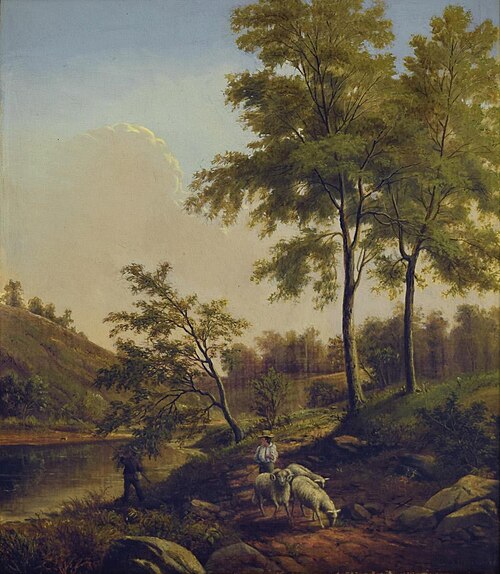 Pastoral Landscape, 1875, John Heyl Raser