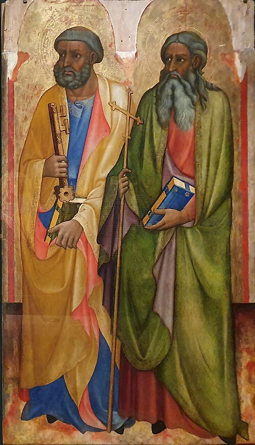 Saints Andrew and Peter, 1424, Alvaro Pirez