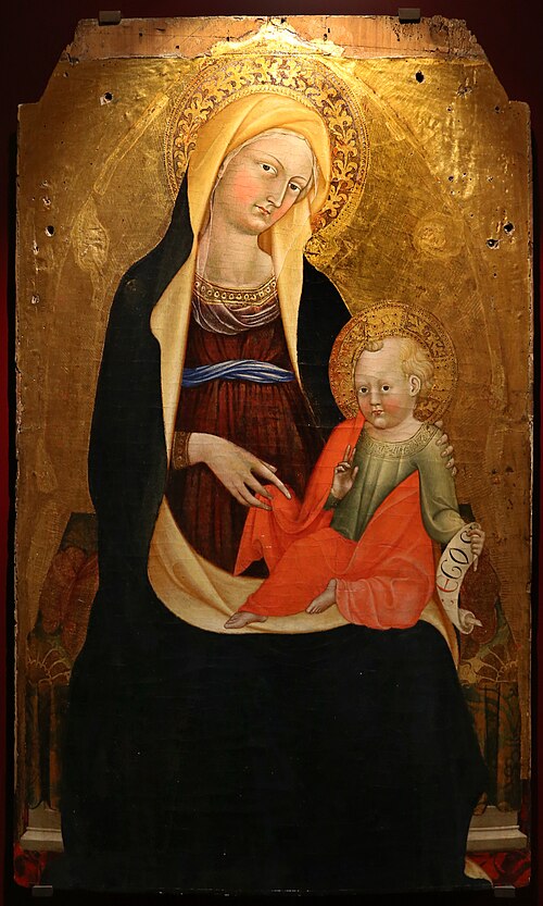 Virgem com o Menino (Livorno), 1411, Alvaro Pirez