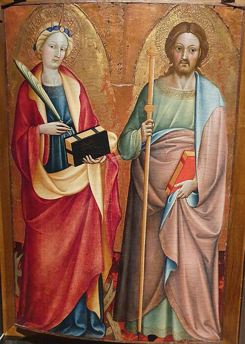 Santa Catarina de Alexandria e São Tiago, 1423, Alvaro Pirez