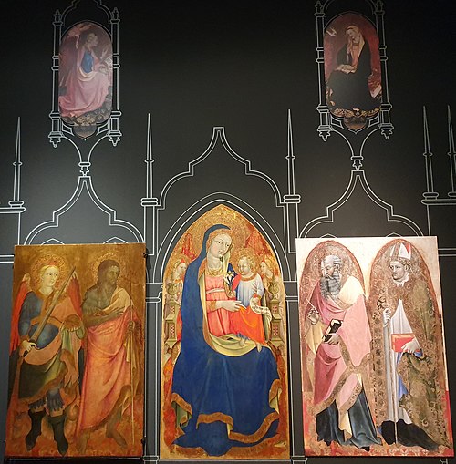 Polyptych of Sant'Agostino, Nicosia, 1425, Alvaro Pirez