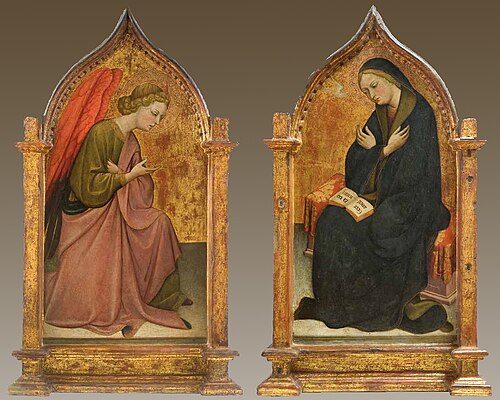 Díptico da Anunciação, 1430, Alvaro Pirez