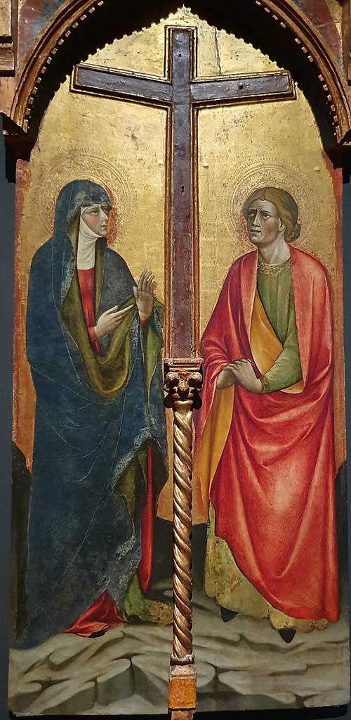 A Virgem Maria e São João Evangelista, 1410, Alvaro Pirez