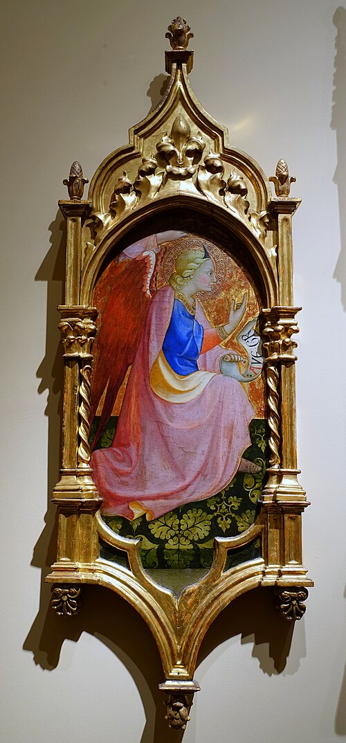 Angel of the Annunciation, 1420, Alvaro Pirez