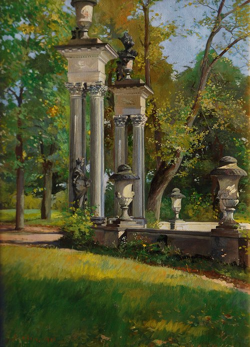 At the Palace Garden, 1900, Carl Malchin