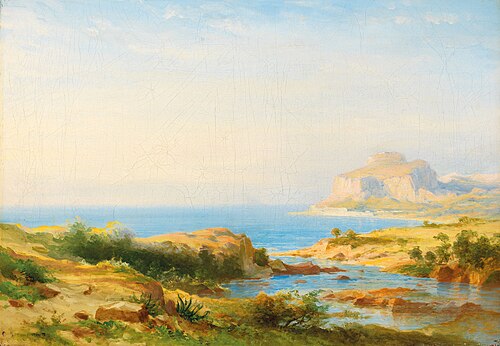 Seascape Cefalù, Sicily, , Carl Morgenstern