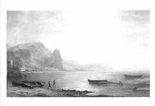 Southern seashore, 1837, Carl Morgenstern