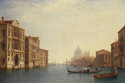The Grand Canal in Venice, 1847, Carl Morgenstern