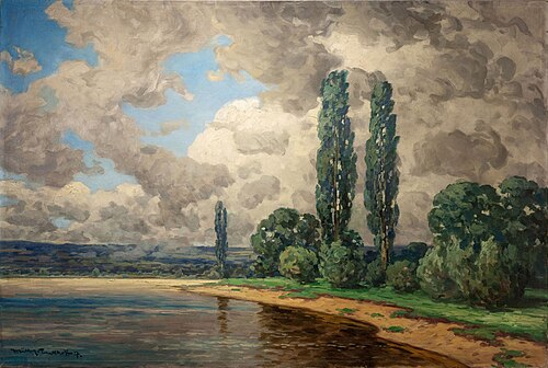 Mainmündung in den Rhein, , Carl Müller-Tenckhoff