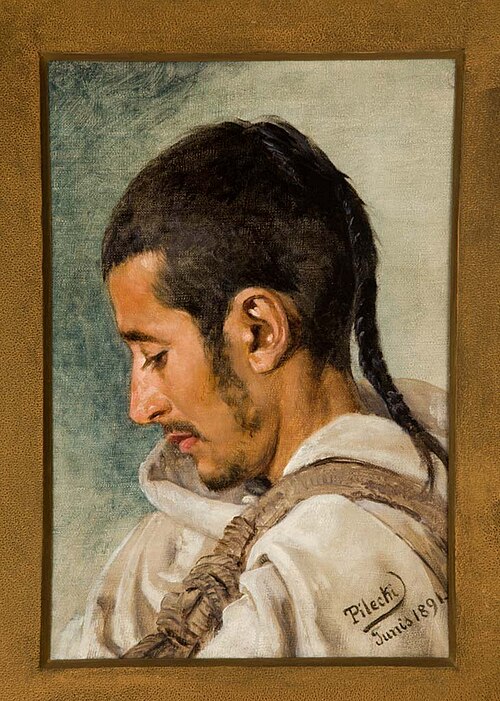 Study of an Algerian's Head, 1891, Tytus Pilecki