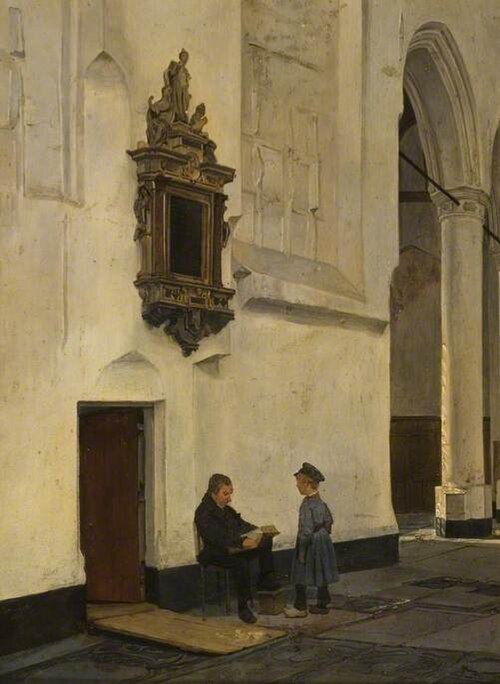 Oude Kerk (Old Church), Delft, The Netherlands, 1843, Johann Georg Paul Mohr
