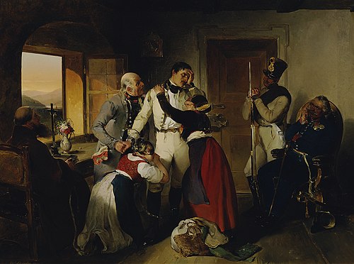 Der letzte Abend eines zum Tode verurteilten Soldaten, 1840, Carl Schindler