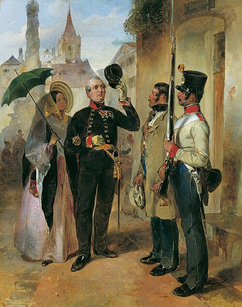 Der Wachposten, 1840, Carl Schindler
