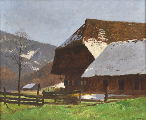 Black Forest Idyll, 1900, Karl Schuster