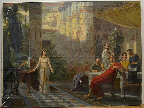Julius Caesar and Cleopatra, , Carl Wenig