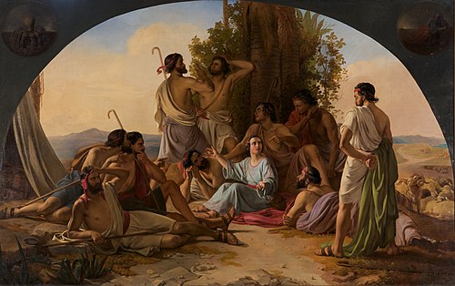 Joseph tells his dream, 1845, Carl Wurzinger