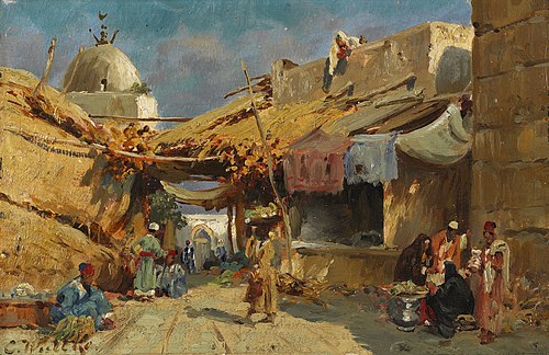 Oriental bazaar, , Carl Wuttke