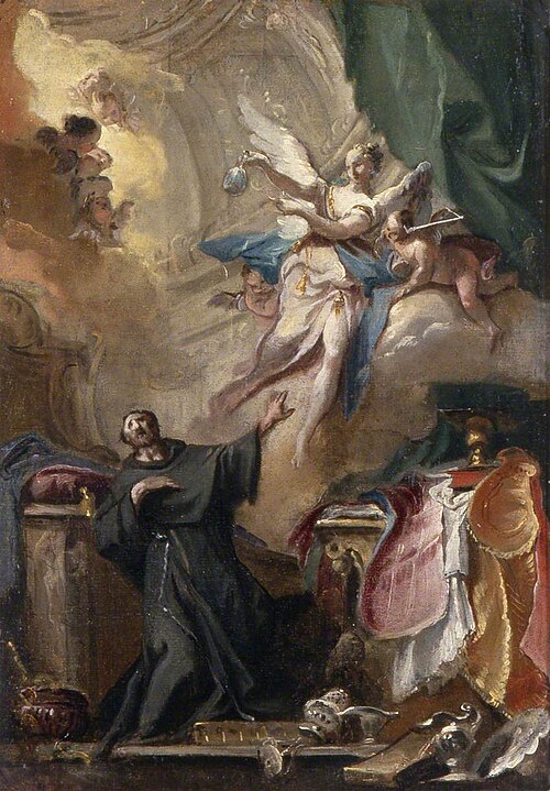 Vision of Saint Anthony, 1730, Carlo Carlone