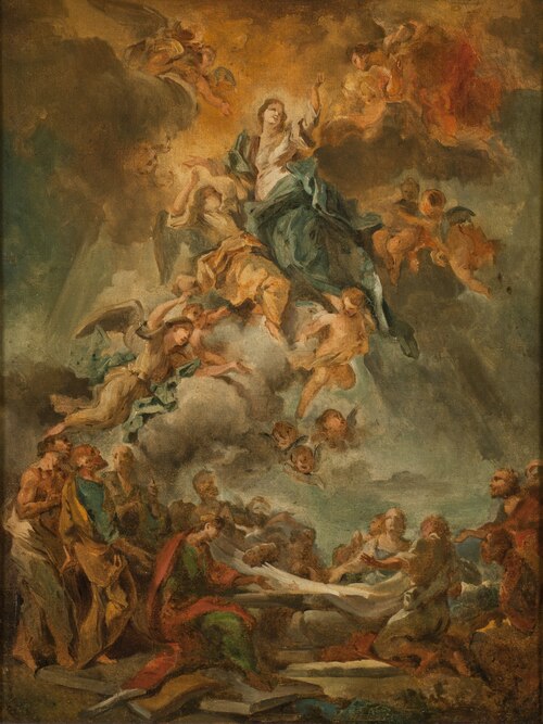 The Assumption of the Virgin, , Carlo Carlone