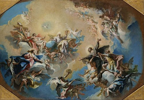 The Glorification of St. Felix and St. Adauctus, 1759, Carlo Carlone