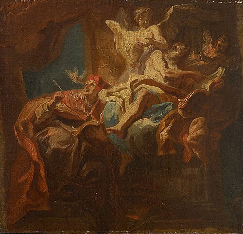 Evangelist Matthäus und Hl. Gregor, 1720, Carlo Carlone