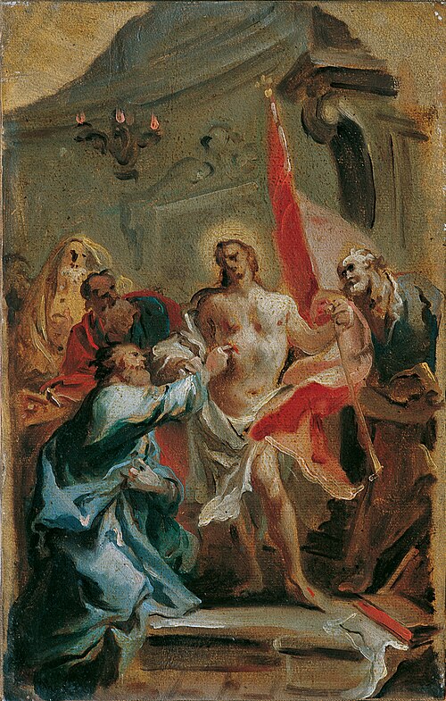 Christus und der ungläubige Thomas, , Carlo Carlone